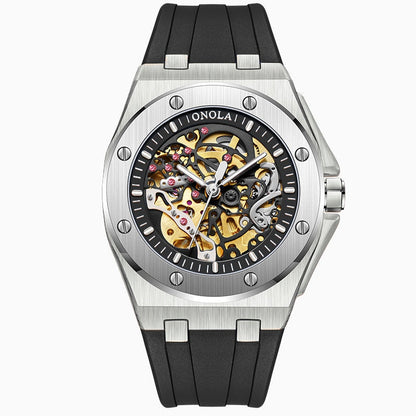 Orologio Poedagar Skeleton Oak