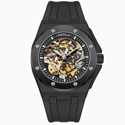 Orologio Poedagar Skeleton Oak