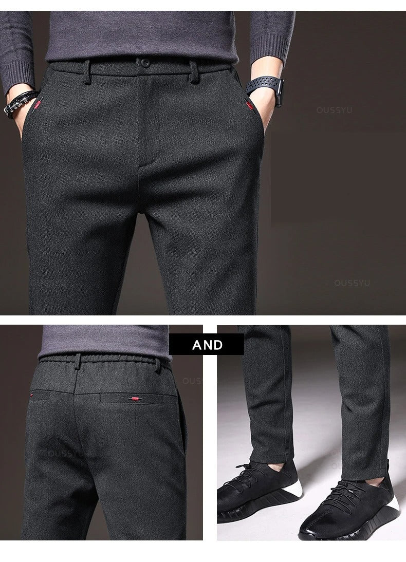 Pantaloni sportivi in tessuto spazzolato da uomo