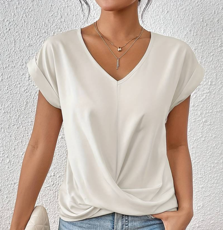 Marino - MAGLIA DA DONNA CON SCOLLO A V