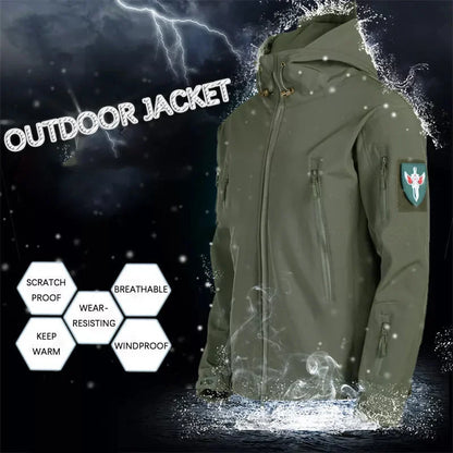 Giacca militare impermeabile
