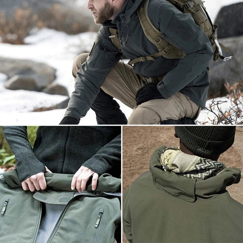 Giacca militare impermeabile