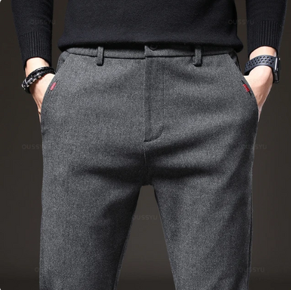 Pantaloni sportivi in tessuto spazzolato da uomo