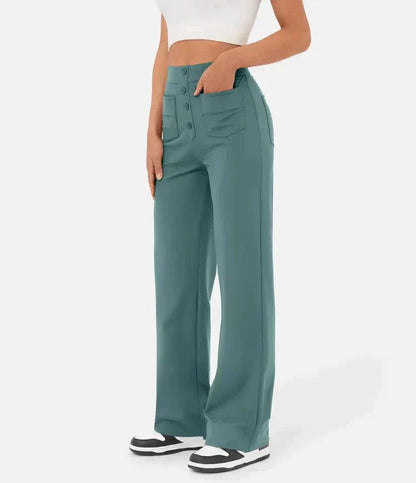 Lily™ | Pantaloni casual a vita alta