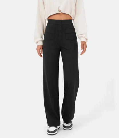 Lily™ | Pantaloni casual a vita alta