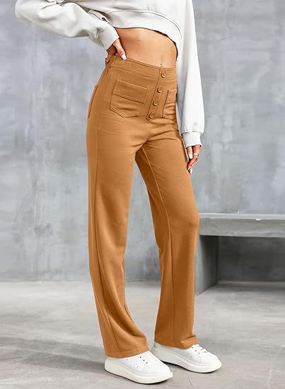 Lily™ | Pantaloni casual a vita alta