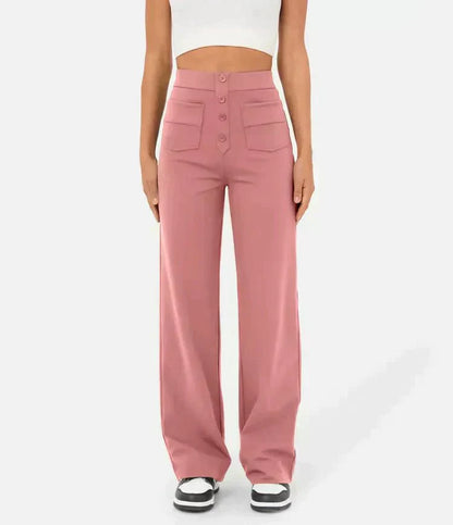 Lily™ | Pantaloni casual a vita alta