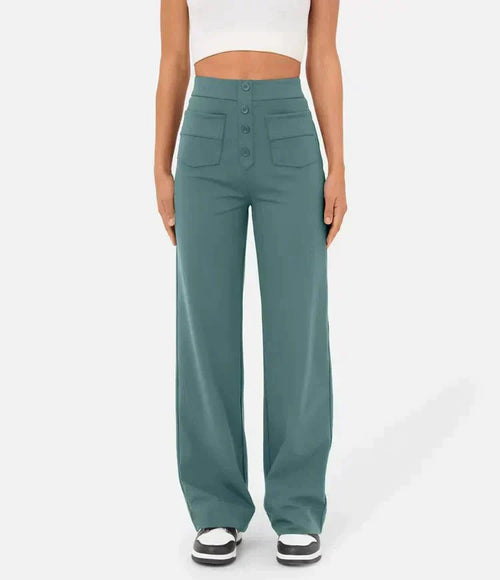 Lily™ | Pantaloni casual a vita alta