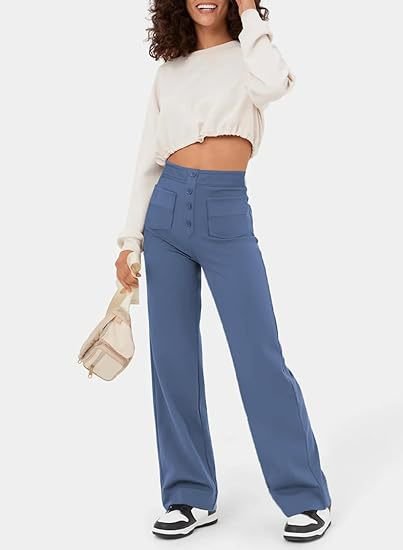Lily™ | Pantaloni casual a vita alta