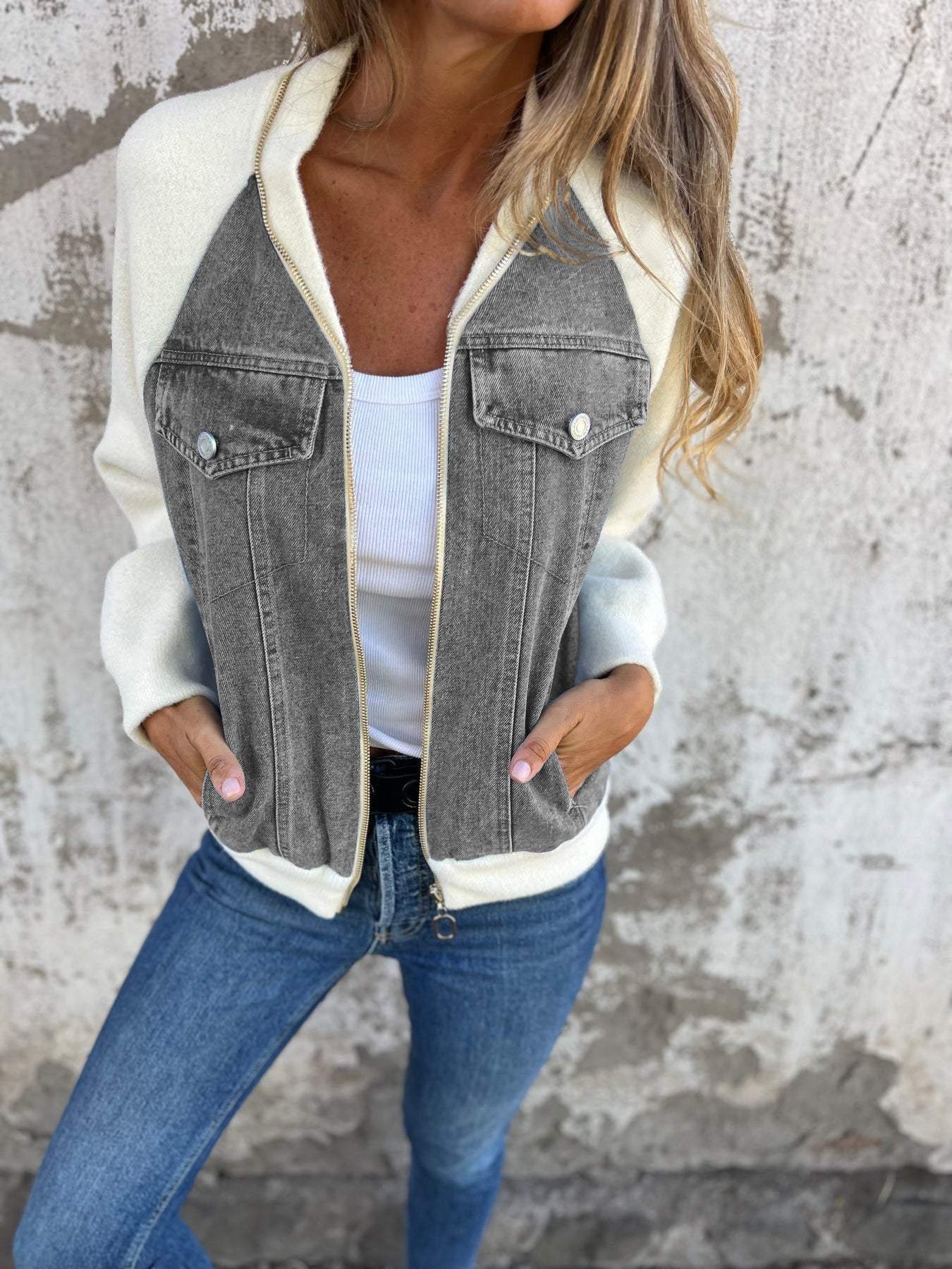 Giacca Ivy™ in misto denim