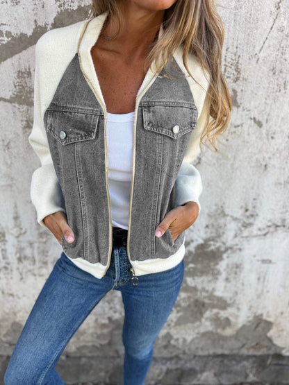 Giacca Ivy™ in misto denim