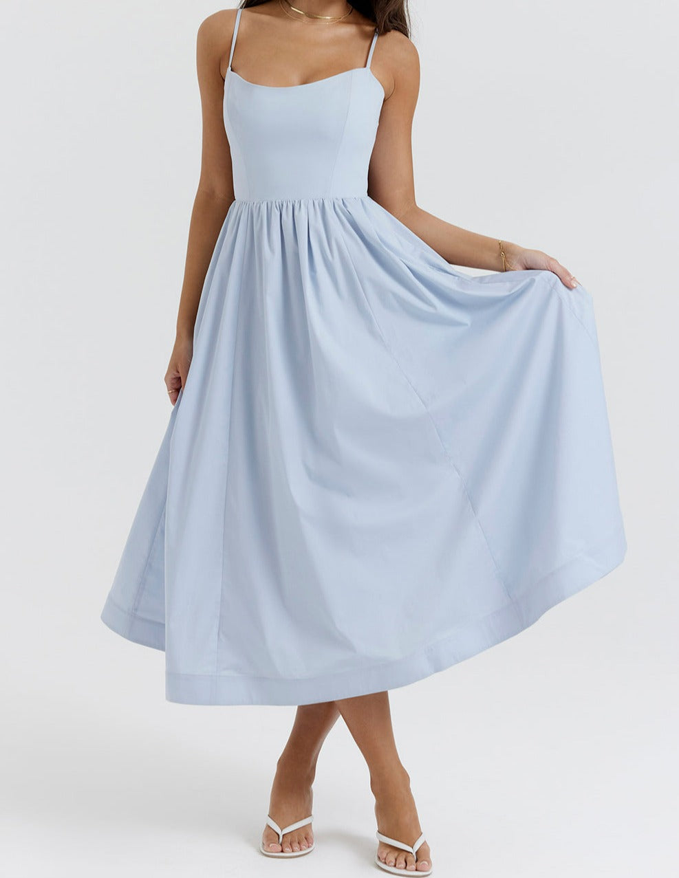 Isabella-Abito elegante senza maniche