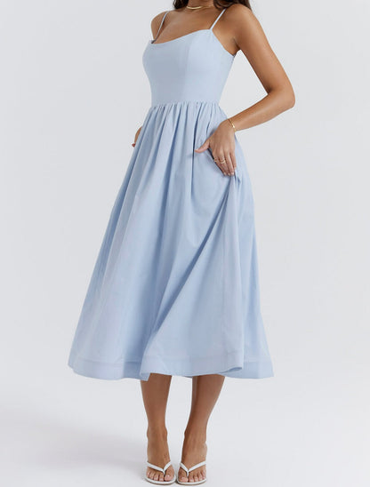 Isabella-Abito elegante senza maniche