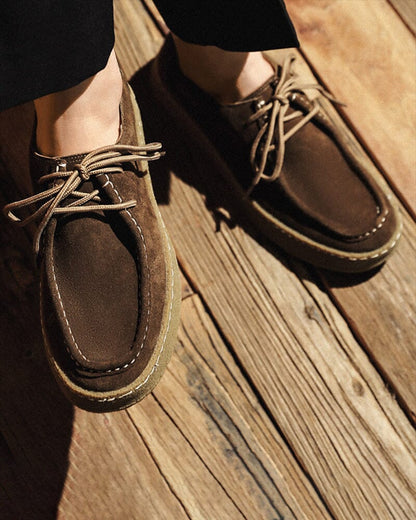 Old Money Suede City Shoes