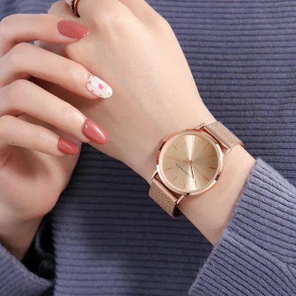 Orologio da polso rotondo da donna
